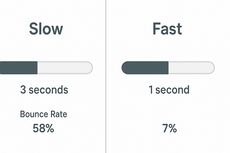 Faster Loading Speed Lower Bounce Rate
